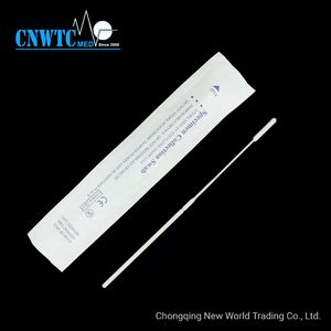 Disposable Medical Sterile Sampling Nylon Oral Nasal Flocked Flocking Swab