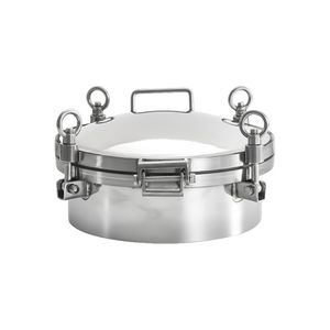 Stainless Steel High Pressure Manhole Cover Sanitary SS304 316L Manhole