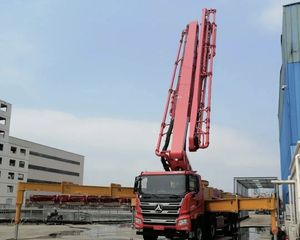 Quality Original Concrete Pump San Yi Cost of 60m Truck Mounted Concrete Boom Pump Trucks