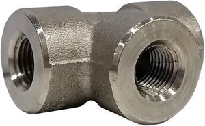 Forged Fittings 3000psi Threaded Equal Tee with BSPT or NPT