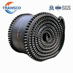 China Factory Direct Supply Sidewall/Nn/Ep/Ee/Cc-56 Fiber Fabric Conveyor Belt with Heat Resistance/Flame Retardant Black Rubber Conveyor Belt
