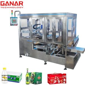 CE Certified Beverage Case Packer for Bottles and Cans Energy Saving Automatic Operation Case Packer