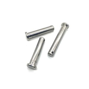 Customized 303 304 316 Stainless Steel Weld Dowel Lock Pin Grooved Clevis Pins with Head