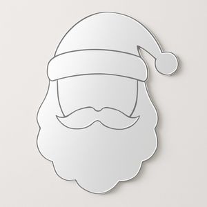 Customized 3D Christmas Themed Acrylic Mirror Wall for Modern Room Decoration