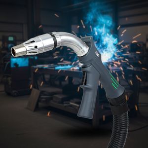 Inwelt Factory Gas Cooled Fume Extraction MIG Welding Torch Euro Adaptor