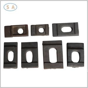 Factory Supplied Railway Fastener Flat Tie Plate for Railway Construction Accessories