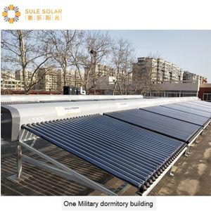 Hospital Hotel Plant Commercial Heating Solution and Home Usage High Quality Pressure Compact Stainless Steel Tank Solar Water Heater