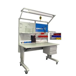Adjustable ESD Anti-Static Workbench Table with Electric Motorized Lift for Enhanced Comfort