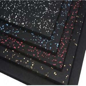 8mm/10mm Rubber Gym Flooring Tiles Rubber Mat for Gym