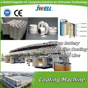 Jwell Water/Oil Solvent Type High-Speed & Energy-Saving Automatic Environmental Protection Lithium Battery PP Separator Coating Machine