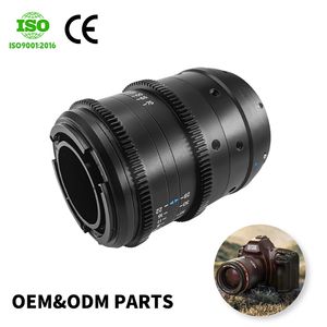Premium Black Anodized Aluminum Camera Lens CNC Machining Services