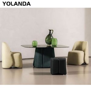 Yolanda Executive Office Modern Leather Design Living Room Home Furniture Leisure Single Sofa Chair and Ottoman