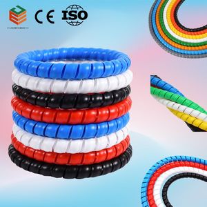 Multicolor Flexible Spiral Cable Protection Sleeve