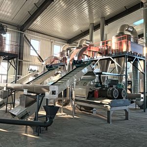 Large Scale Chili Crushing Plant Automated Control System 75 Ton/Day Capacity for Food Processing Industry