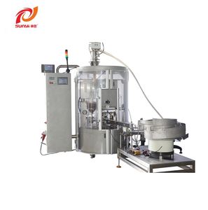 Liquid and Semi-Liquid Filling and Sealing Rotary Machine
