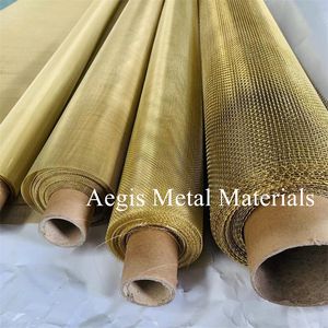 #200 150 120 100 Mesh Brass Wire Net Electromagnetic Shielding Brass Mesh