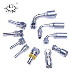 Factory Swaged Steel Compression Connector Hydraulic Pipe Fittings