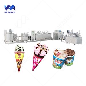 Small Complete Ice Cream Making Production Plant