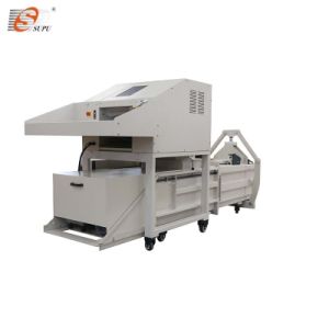 Industrial Heavy Duty Paper Shredder Automatic 500 Sheets for Paper with Hydraulic Semi-Automatic Baler
