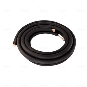 Complete AC Installation Kit with Pipes, Fittings, and Drain Hose