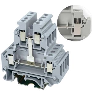 Double Layer Interconnection Terminal Block Screw Type 32A 500V