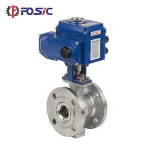 on. off Modulating Type Electric Actuator Stainless Steel Electric Ball Valve with Motorise Actuator Electronic Valve Gear Box