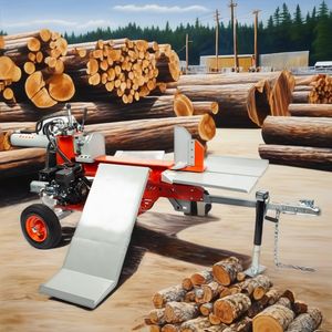 Petrol Log Splitter 28 Ton Firewood Processor Log Splitter Hydraulic Power Pack Log Splitter