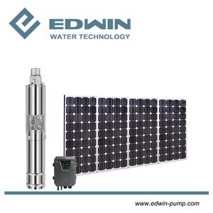 2 Inch High Pressure Hydraulic Deep Well Solar Water Pump with Solar Panel