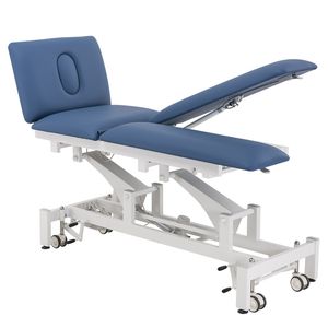 Ergonomic Medical Treatment Bed with Stainless Steel Frame for Therapists