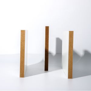 E0 E1 E2 Grade 15mm 18mm White Melamine Faced MDF for Kitchen Cabinet