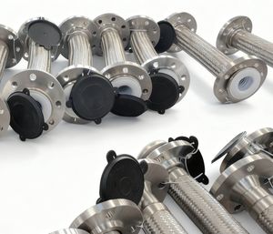 Stainless Steel Metal Hose, Threaded Corrosion Resistant Chemical Fluid Transport