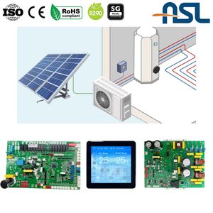 3kw/4kw Single Phase/Three Phase Solar Energy Power Grid Power Hybrid Supply Controller PCBA for Inverter Heat Pump Water Heater Swimming Pool Heater