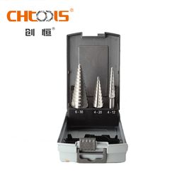HSS Step Drill Set with Straight Flute Core Drill Set