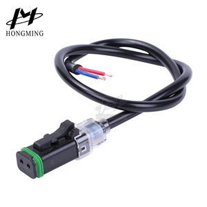 Customized Wire Receptacle Cable Socket Waterproof Rectifying Terminals Connector with LED