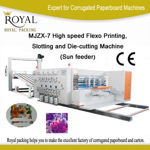High Speed Paperboard Carton Printing Slotting Die-Cutting Machine for Carton Box