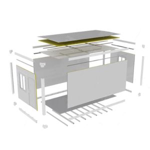 Wholesale Luxury 40FT 20FT Movable Foldable Expandable Prefab Container House for Sale