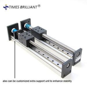 High Precision 200mm Stroke Motorized Ball Screw Linear Rail