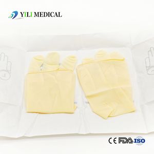 Disposable Latex Surgical Examination Gynaecological Gloves Nitrile Glove with or Without Powder for Hospital