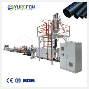 16-630mm Plastic HDPE Water Gas Supply Pipe Extrusion Making Machine