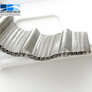 Food Grade 304 Stainless Steel Chain Link Spiral Wire Mesh Conveyor Belt