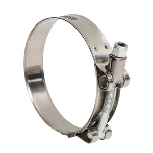 Premium Quality Stainless Steel Heavy Duty T Bolt Clamp for High Vibration and High Pressure Applications