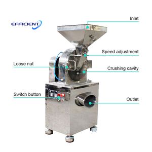 Hammer Type Rice Sugar Spices Chili Herbal Milling Grinding Machine