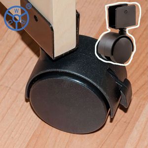 Wbd 25mm 50mm Nylon/PP Swivel Wheel and Caster for Furniture