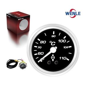 Mrgauge Tu302415 2"60mm Auto Car Water Temperature Gauge 40-110 Degree Water Temp Meter with Sensor