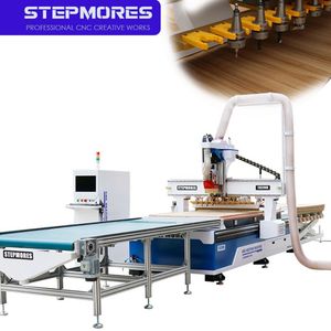 Furniture Making Automatic Tool Changer 1325 Syntech Controller 3 Axis CNC Router