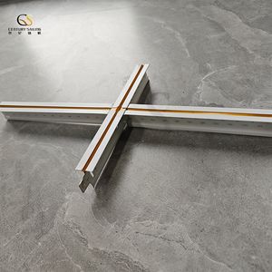 Suspended Ceiling T-Bar Flat T-Grid Ceiling System Solid Ceiling T Grid Factory Price for Ceiling Frame