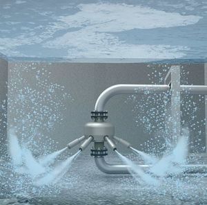 Submersible Ejector Aerator Supplying Dissolved Oxygen for Wastewater Treatment, Lavel Jet Aerator