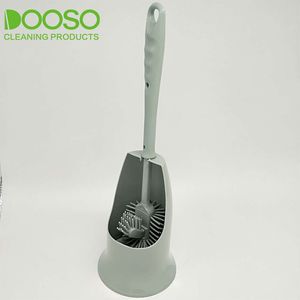 Factory Wholesale High Quality Bathroom Deep Clean Magic Silicone Toilet Bowl Cleaning Brush