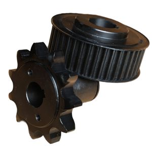 Factory Price High Precison 45# Steel Timing Belt Pulley