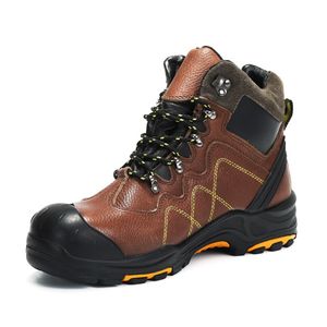 Men's CE Steel Toe Safety Shoes Non-Slip Industrial Construction Safety Boots